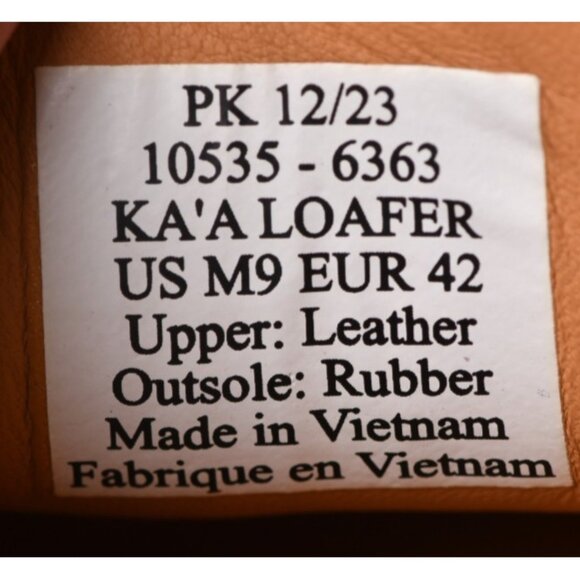 New! Size: 9 Men | Olukai KA\'A Leather Suede Loafer | Brown | 10535-6363